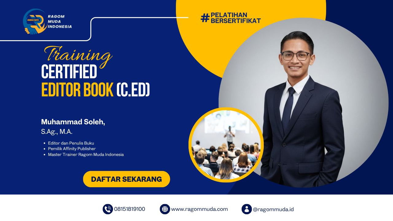 Book Editor – Certified Editor Book (C.Ed.)