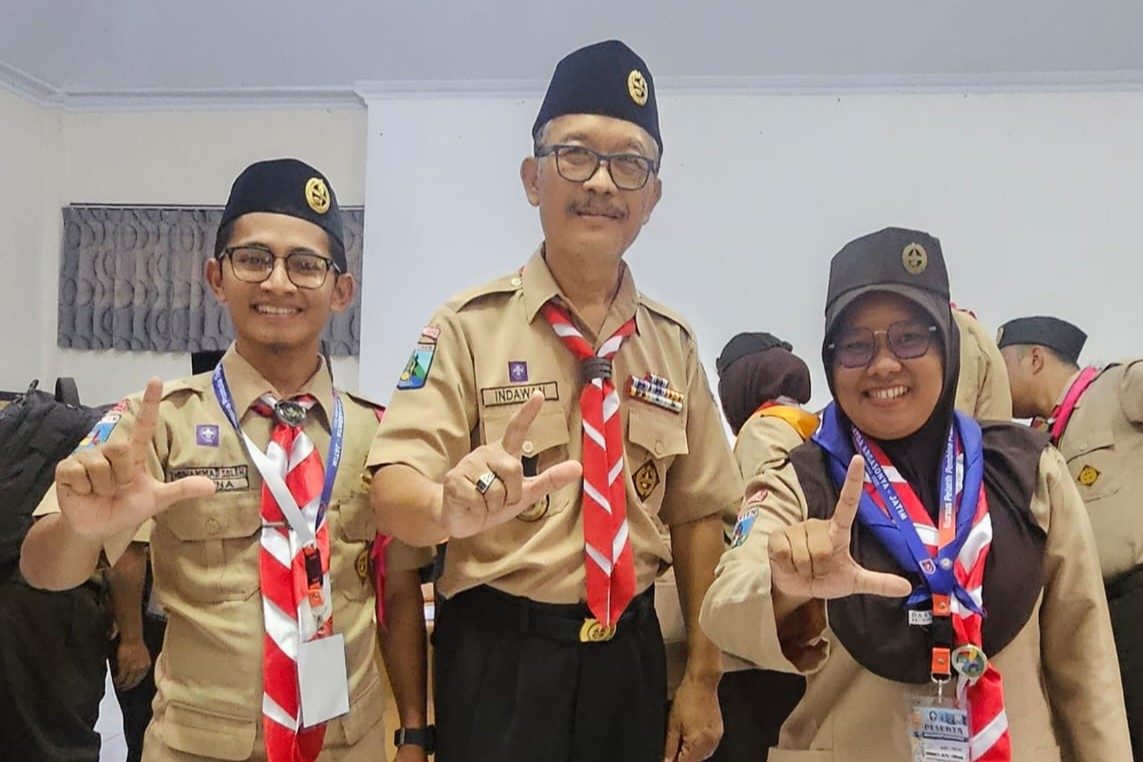 Dua Trainer Ragom Tuntaskan Kursus Pelatih Pembina Pramuka Tingkat Dasar di Malang
